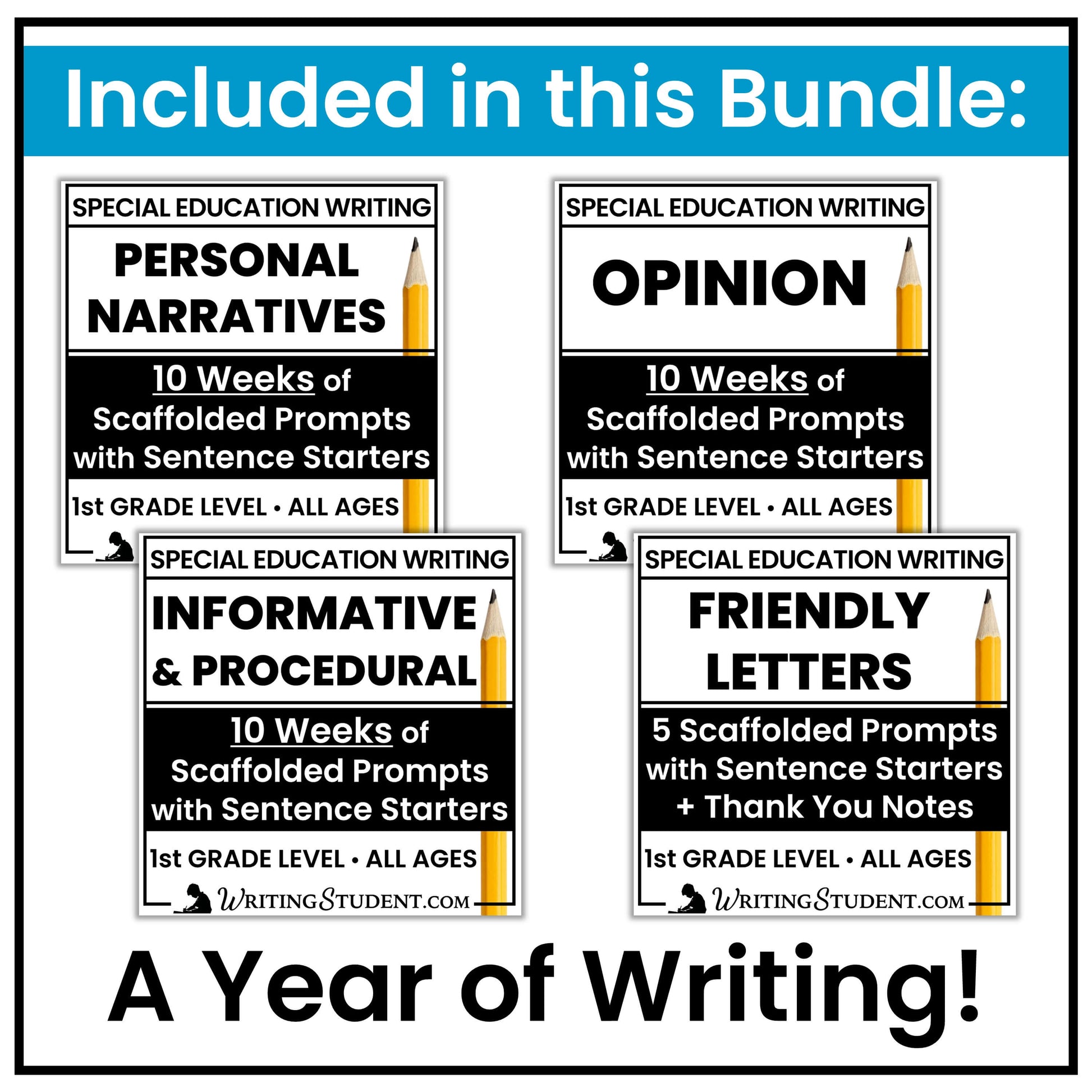 a year of writing instruction on personal narratives opinion informational procedural and friendly letters