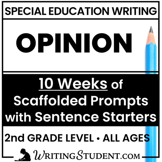 opinion writing for 2nd graders and special education