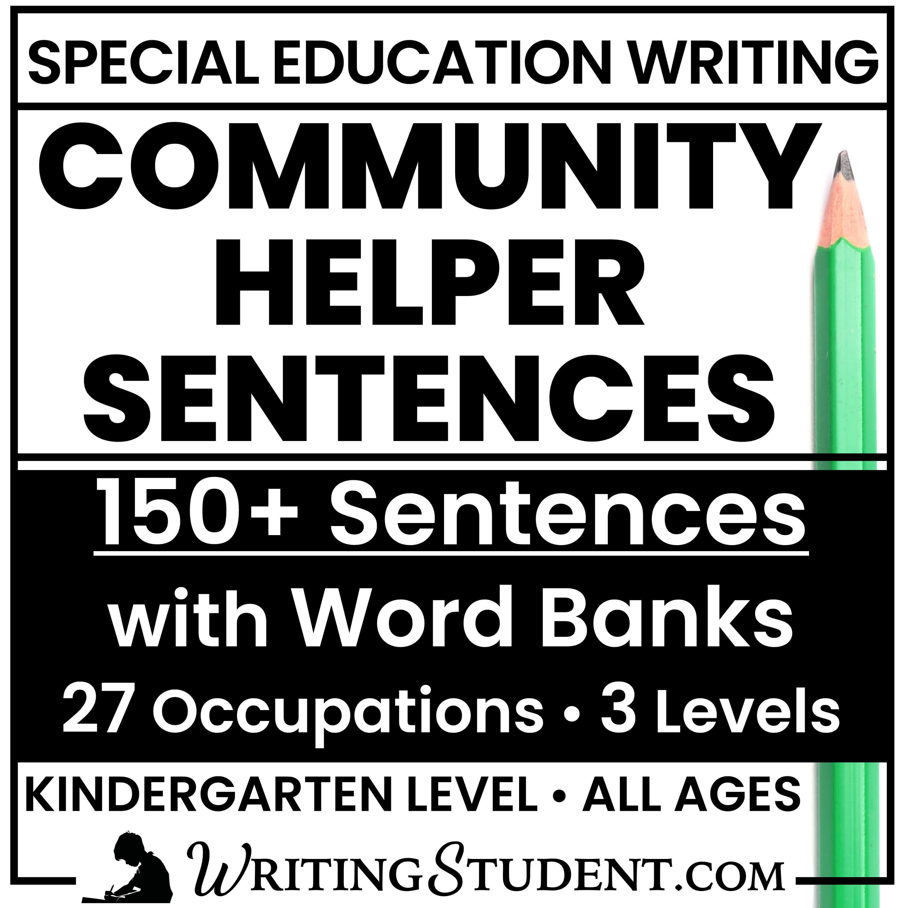 Sentice Helpers Informational Writing for Kindergarten – Writing Student
