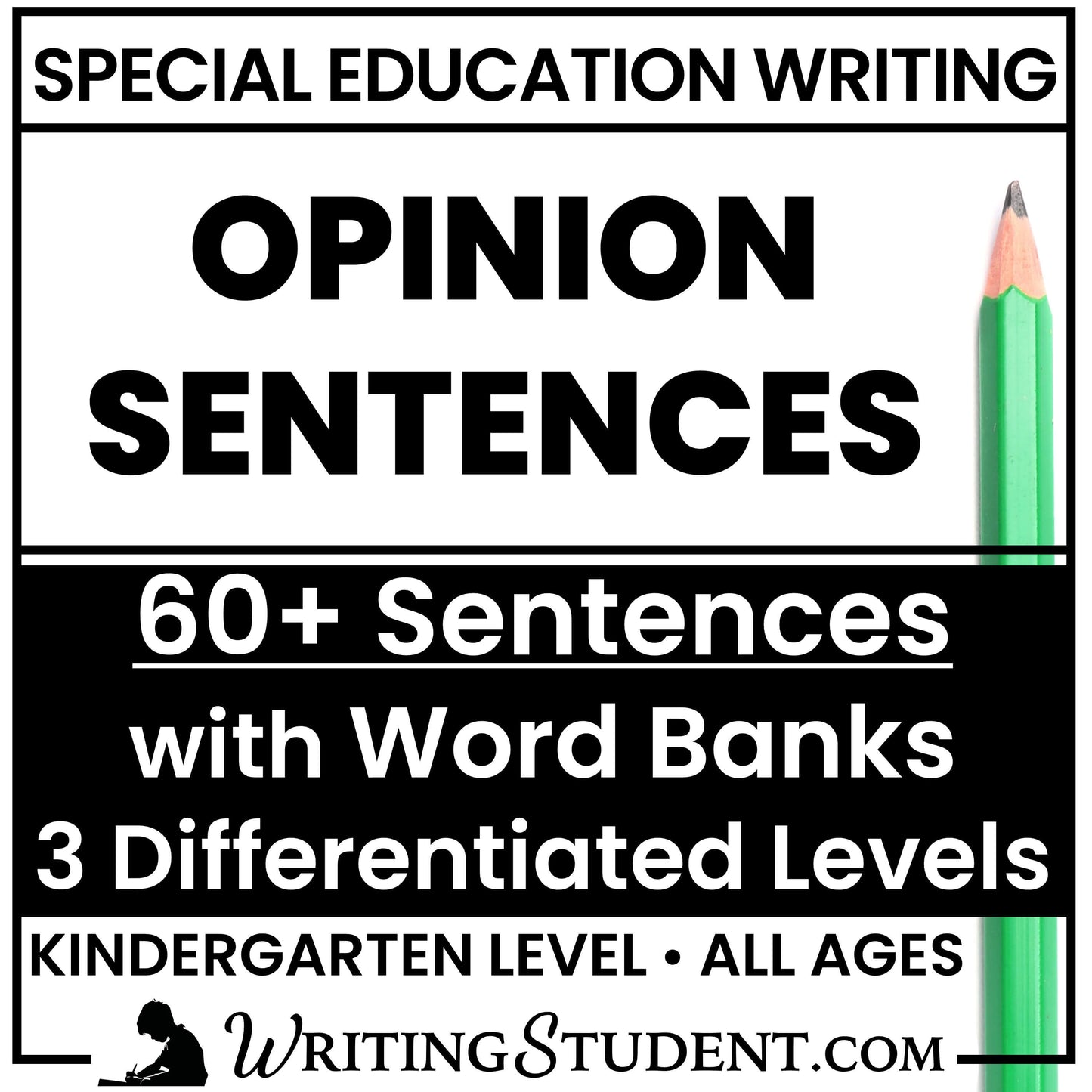 opinion writing for kindergarten and special education