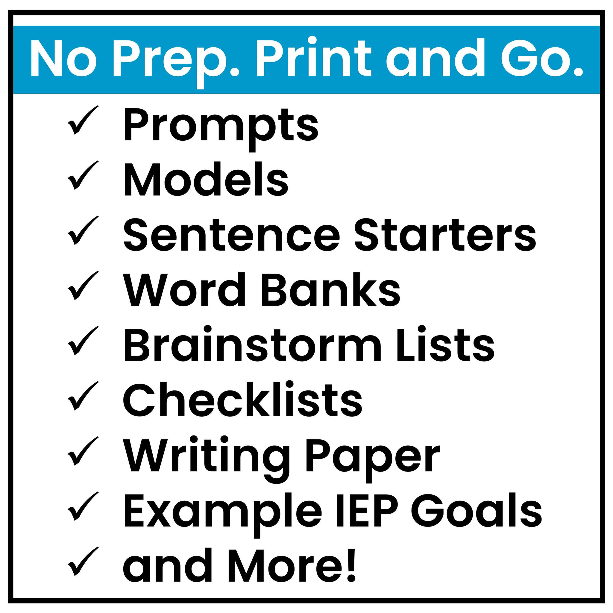 Special Education Writing Curriculum K-2 Bundle – Writing Student